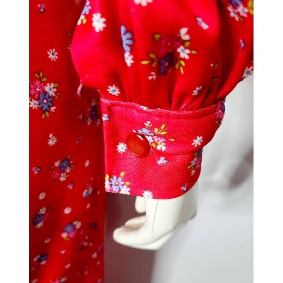 Vintage Jacket & Pants, 60s Matching Set, 70s Floral Pants and Jacket, - Picture 5 of 10